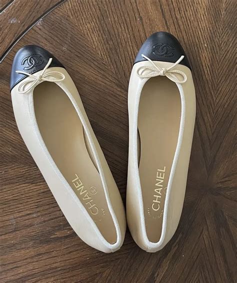 fake chanel ballet pumps|chanel ballet flats size 42.